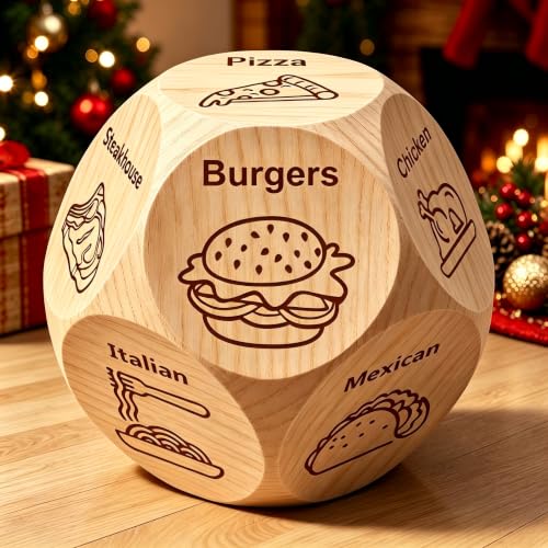 Winzwon Stocking Stuffers for Men Women Date Night Food Decision Dice