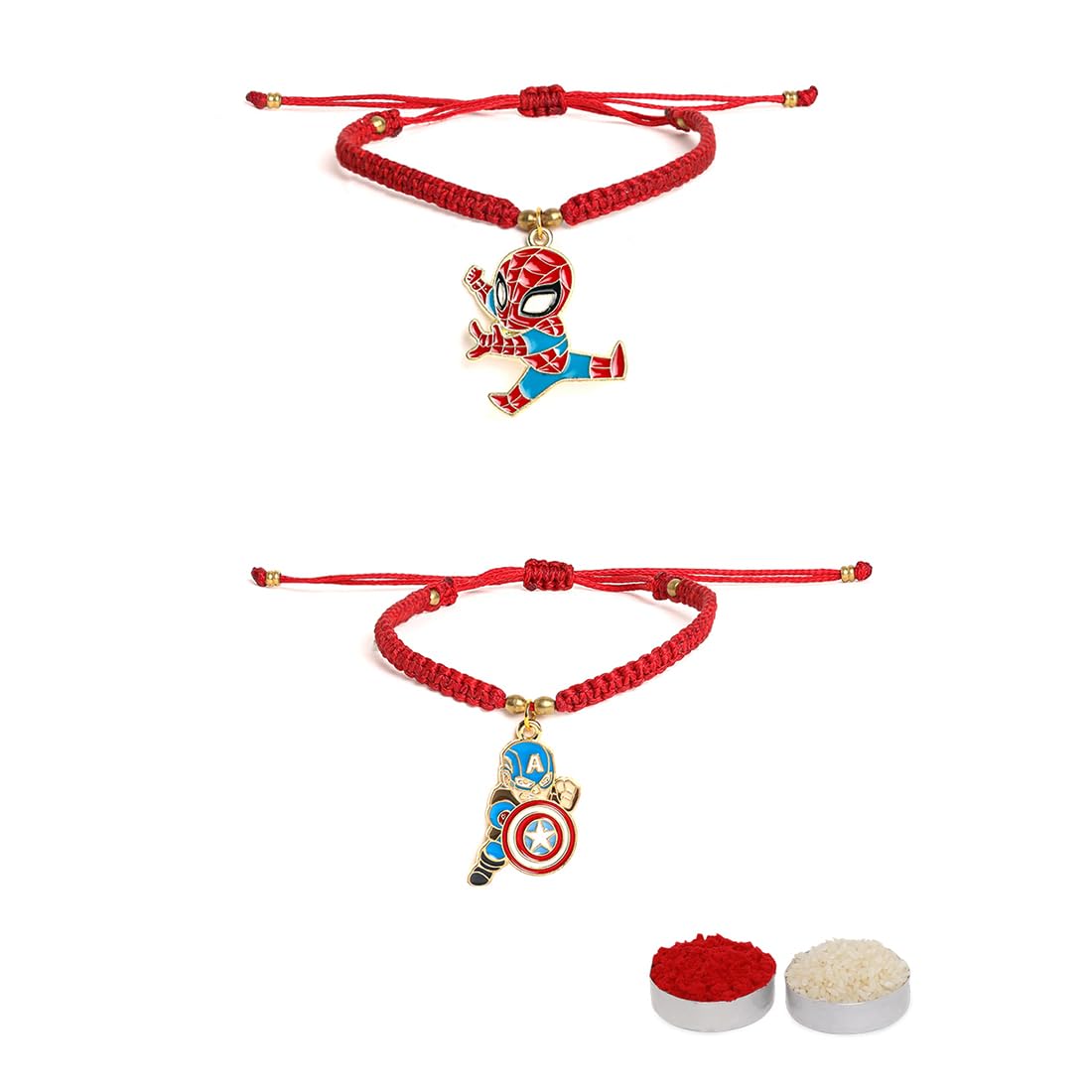 El Regalo Avengers Captain America & Spiderman Kids Rakhi for Brothers. Super Hero Rakhi for Kids (B07VJ7W3SH) Amazon Price History, Amazon Price Tracker