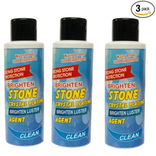 Multi-surface Stone Stain Remover Cleaner used for Marble, Granite & Stone, Marble Floor Cleaner Help to Remove Stains, Grease, Grime Water Spots, Fingerprints, Smudges (Pack Of 3, 100ml Each)