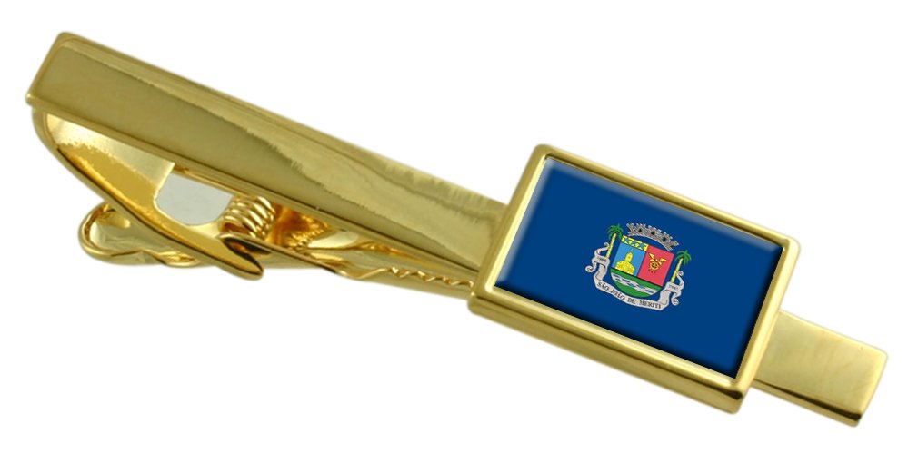 Clip de corbata de oro de São João de Meriti pasacorbatas heráldico Río de Janeiro 3