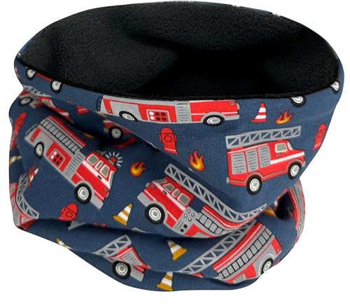 HECKBO 360° Reflektor Kinder Loop Schal - Vlies Stoff innen für...