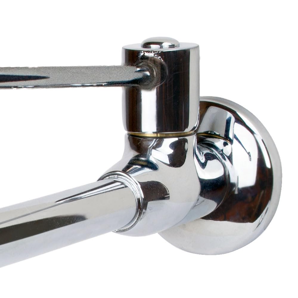 Kibath L162554 Medical Wall Tap Swivel Spout. Ideal For Use In Healthcare Environments With Long Lever Drive Gloss Chrome