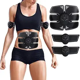 Estimulador Abdominal Tonificador Muscular Abdômen e Pernas e Braços Multifuncional PREMIUM