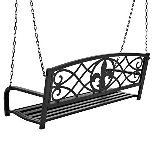 Best Choice Products 2-Person Metal Outdoor Porch Swing - Image 4