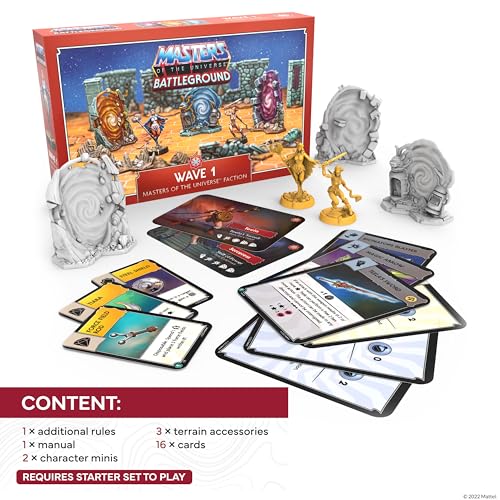 Masters of The Universe Battleground Expansion Set Wave 1 Motu miniatura 5