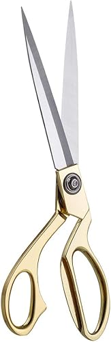 Miniatura 2 de Tijeras de tela de 10.5 pulgadas, tijeras de sastre afiladas de acero inoxidable, tijeras de ropa, tijeras de costura profesionales resistentes