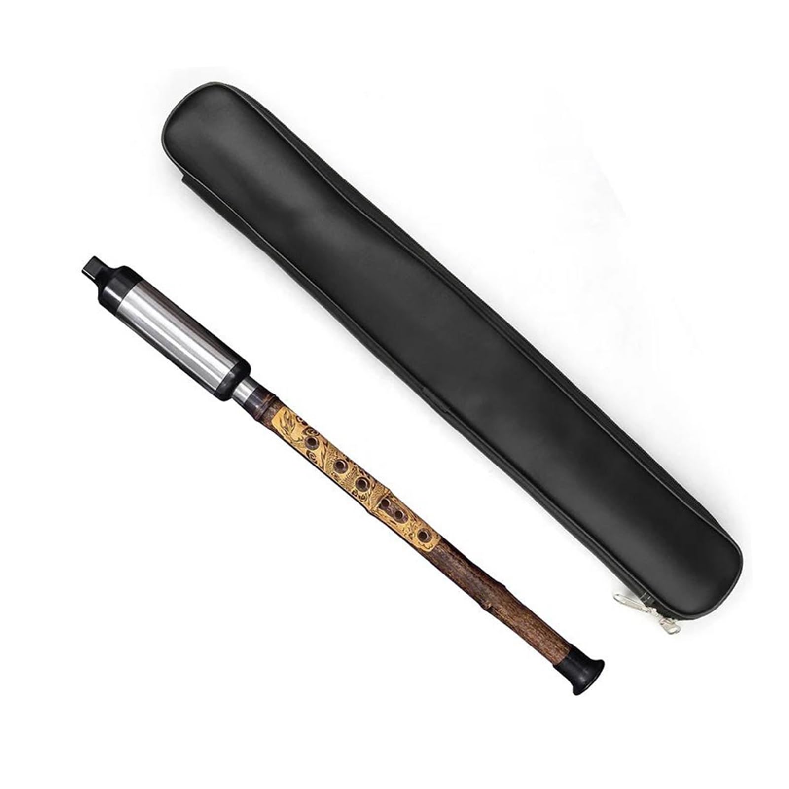 Bawu Holzblasflöte Aus Bambus Mit Lederbox Professionelle Bambusflöte Traditionelles Instrume