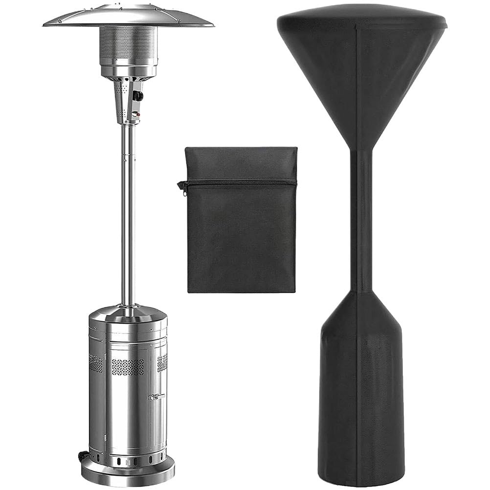 Linypa66 One Color Patio Heater Cover 1Pc Heavy Duty Patio Heater Cover Waterproof Oxford Fabric Weather Resistant