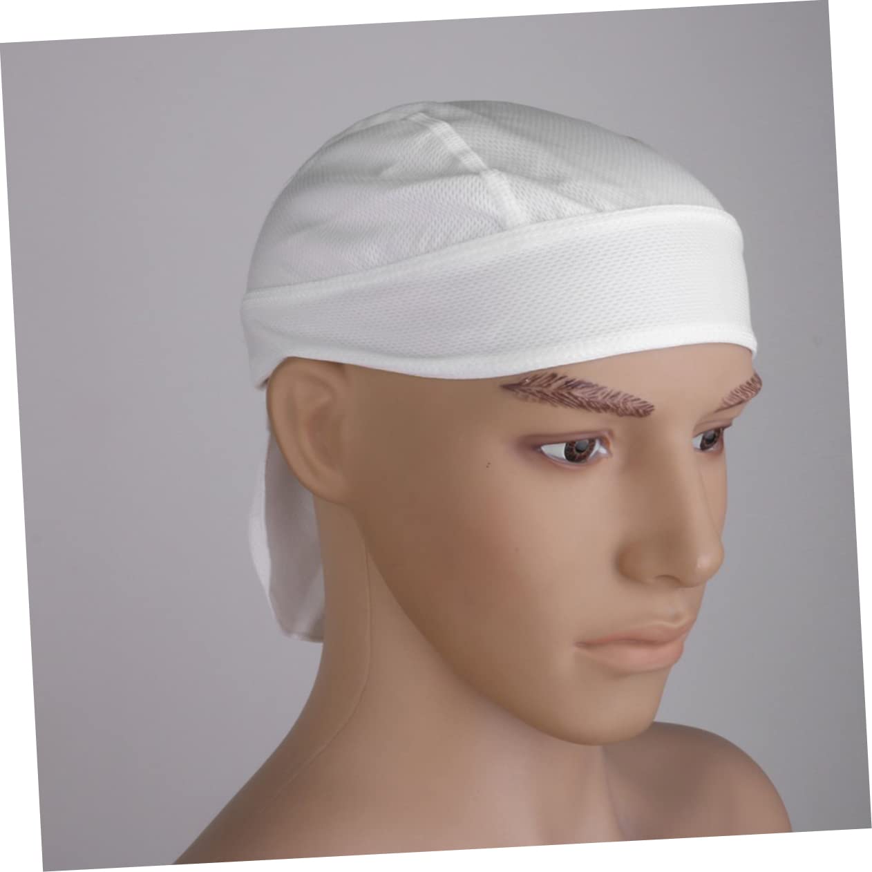 VALICLUD Unisex Quick Dry Cycling Headscarf Soft Cap for Outdoor Activities Fits Breathable Sweat Absorbent for Cycling Enthusiasts White