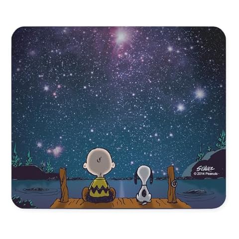 CafePress Spaced Out Peanuts Mousepad Non-Slip Rubber Gaming Mousepad Cover
