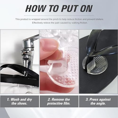 Protectores de dedos para sandalias ergonómicos ericotry 3 pares miniatura 4