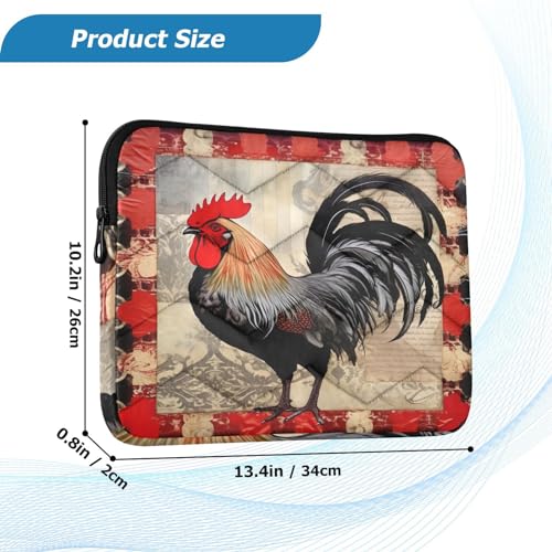 Funda para Portátil 13-14 Pulgadas Negro Rojo miniatura 3