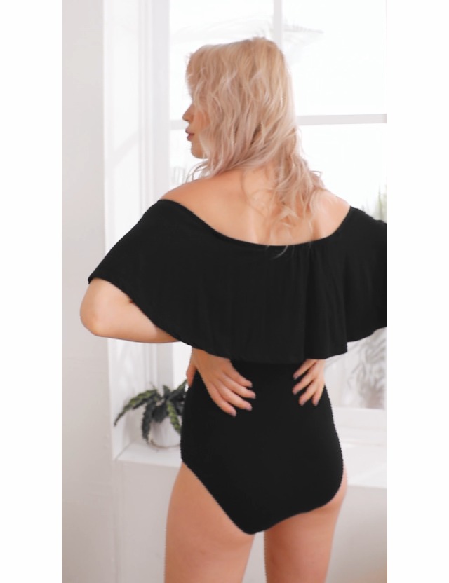 最安値　完売品　Off Shoulder Leotard rosarymoon BASIC~ Off Shoulder Leotard - ROSARYMOON OFFICIAL WEB STORE