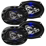 Boss BE694 Rage 6x9 4 Way 500W Full Range Mobile Speakers (4 Pack)