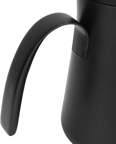 Miniatura 7 de TOPINCN Coffee Kettle 304 Pot Stainless Steel Long Mouth Pot Slim Mouth Hanging Ear Brewing Pot for Hand Pour Pot (Black)