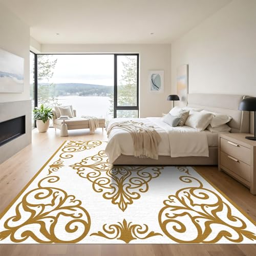 Tapete Decorativo Oriental Lavable 5'x7' miniatura 3