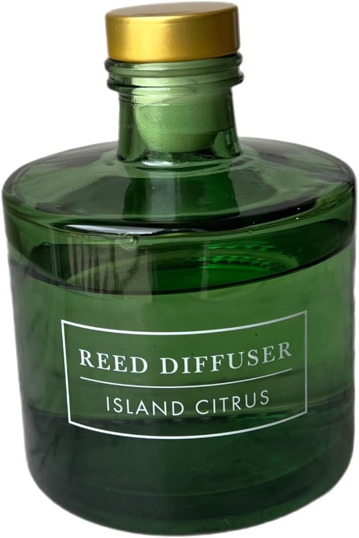 Bellevue Diffuser, 6 fl oz Glass Filled Diffuser, Highly Concentrated Fragrances with Essential Oils, Home Fragrance, Scent: Island Citrus - Image 4
