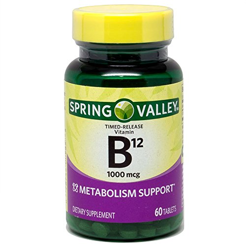 Spring Valley - Vitamin B-12 1000 mcg, Timed Release, 60 Tablets