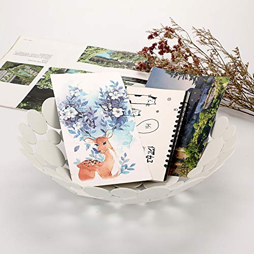 Sumnacon Modern Metal Fruit Basket Fruit Bowl for Kitchen Dining Table Decorative Bread Vegetable Storage Stand Holder White - Cosy Home Interiors Sumnacon Modern Metal Fruit Basket Fruit Bowl for Kitchen Dining Table Decorative Bread Vegetable Storage Stand Holder White - Image 5