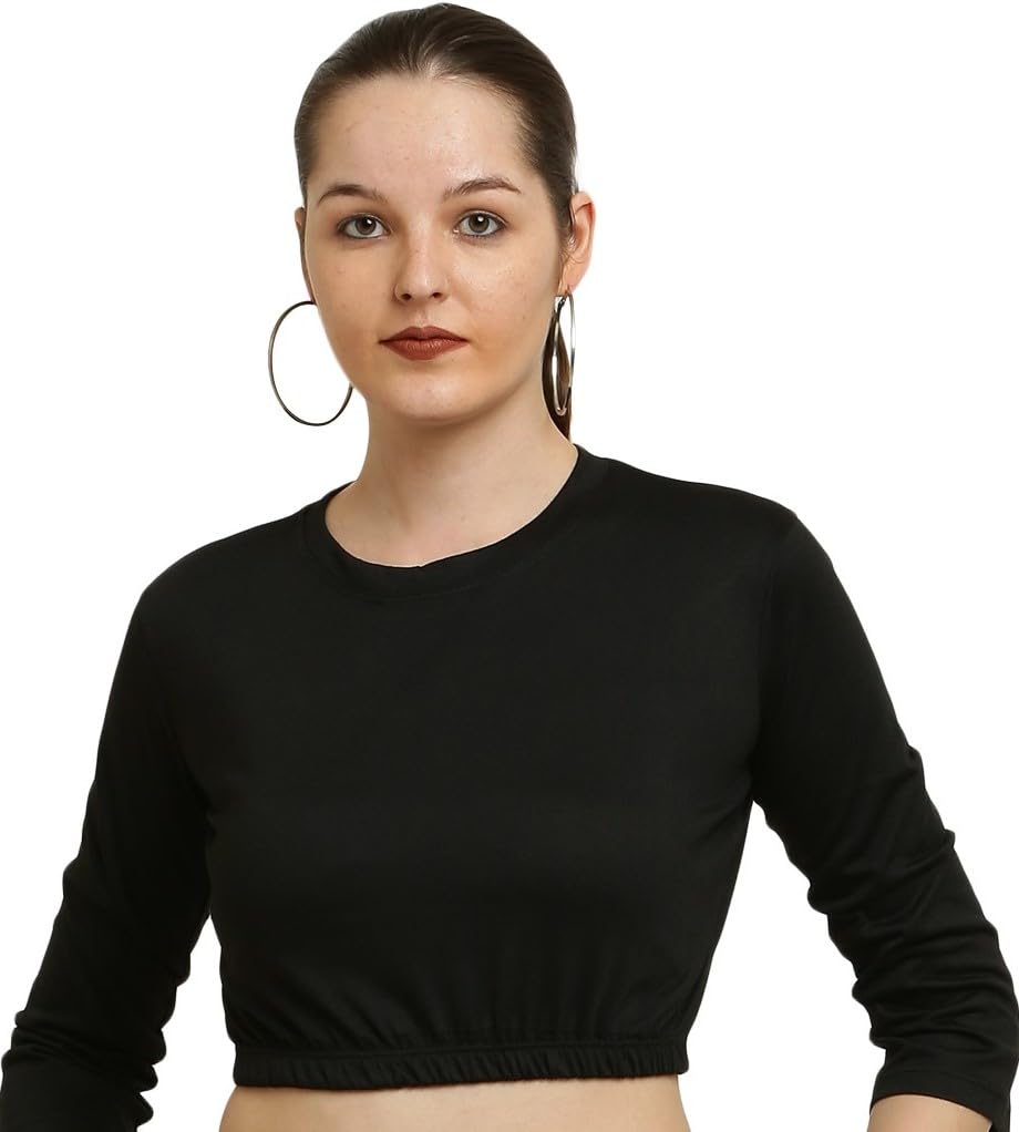 Women's Casual Long Sleeves Round Neck Stylish Top || Small to 10XL || 12 Colours ||