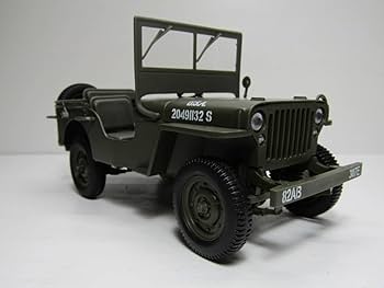 Amazon.co.jp: JEEP WILLYS 1/18 MB US ARMY ミリタリー 軍用車両 4WD