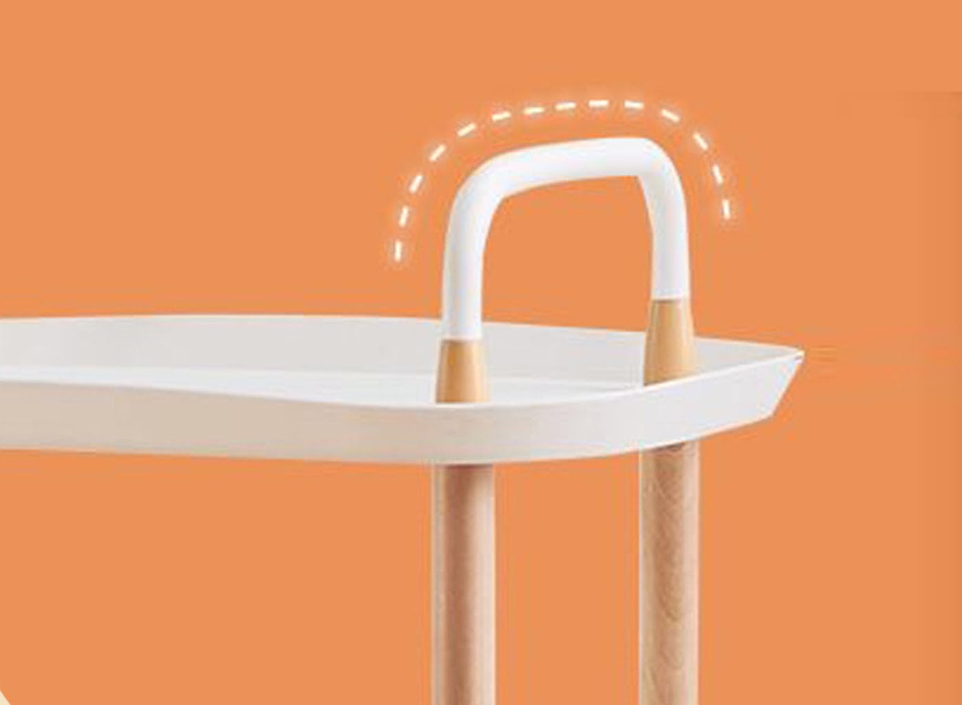 Carrito rodante multifuncional de 3 niveles, solución versátil para cocina, baño u oficina, elegante mesa auxiliar y estantería, ideal para uso doméstico y comercial