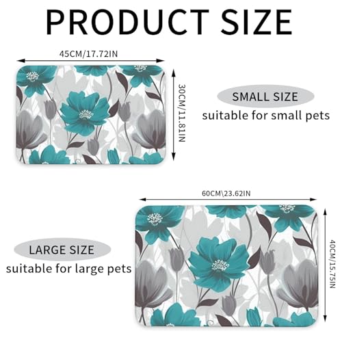 Tapis gamelle chien antidérapant super absorbant lavable - 4
