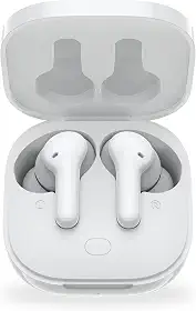 Qcy Fone De Ouvido Sem Fio T13 TWS Bluetooth 5.1 Com 4 Microfones Controle De Toque IPX5 À Prova d'Água 40 Horas De Tempo De Reprodução, Branco