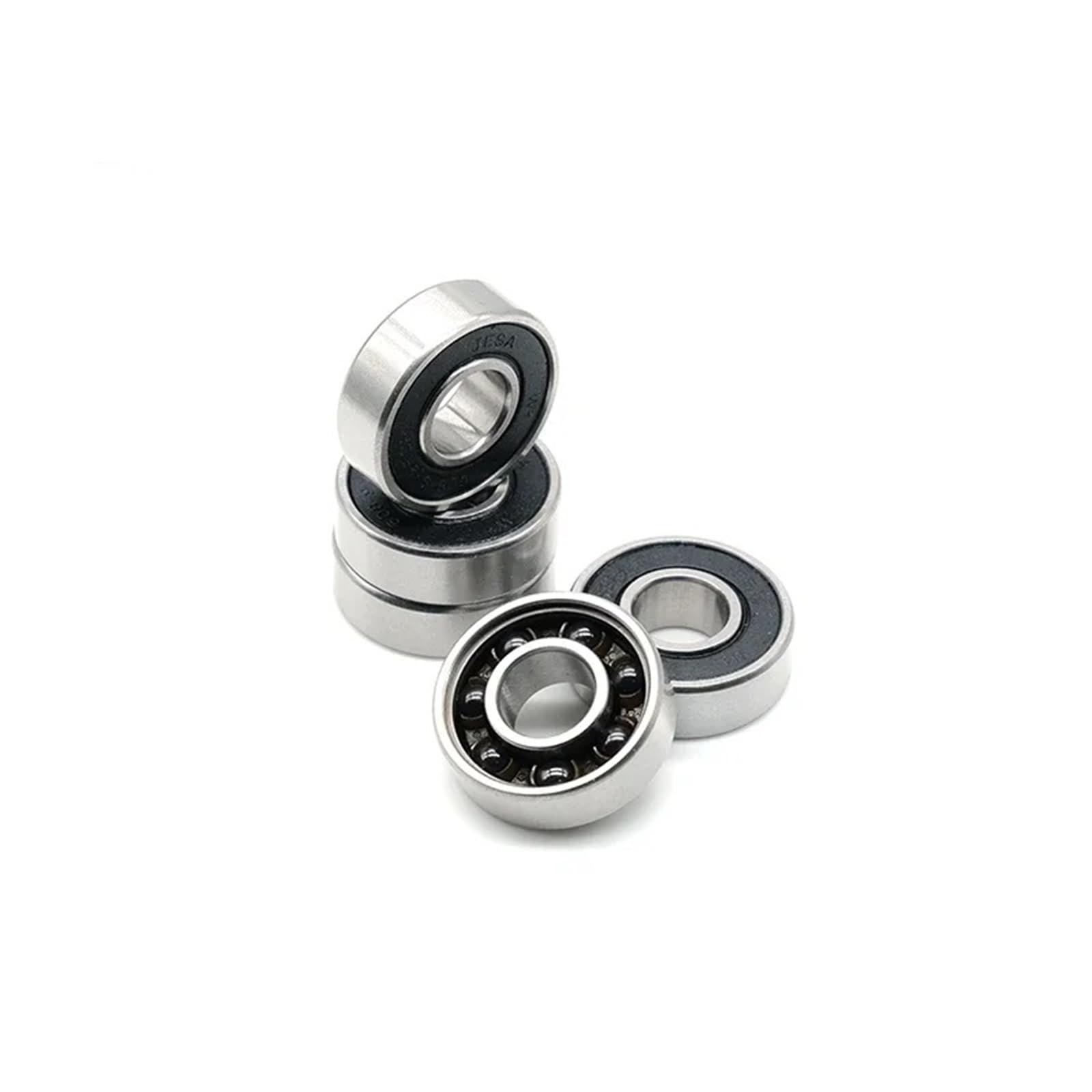 Rodamiento de bolas de cerámica híbrido de acero inoxidable S609 2RS CB ABEC-7 (9 x 24 x 7 mm) (4 unidades)
