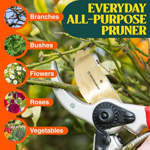 Haus & Garten HG-TB Classicpro 8.5 Inch Professional Premium Titanium Bypass Pruning Shears thumb #5