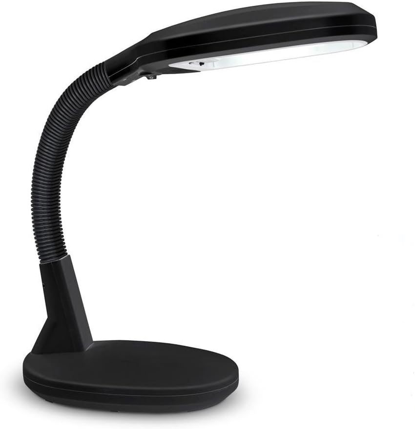 Lifemax Desktop High Vision Reading 'Daylight' Table Lamp Black