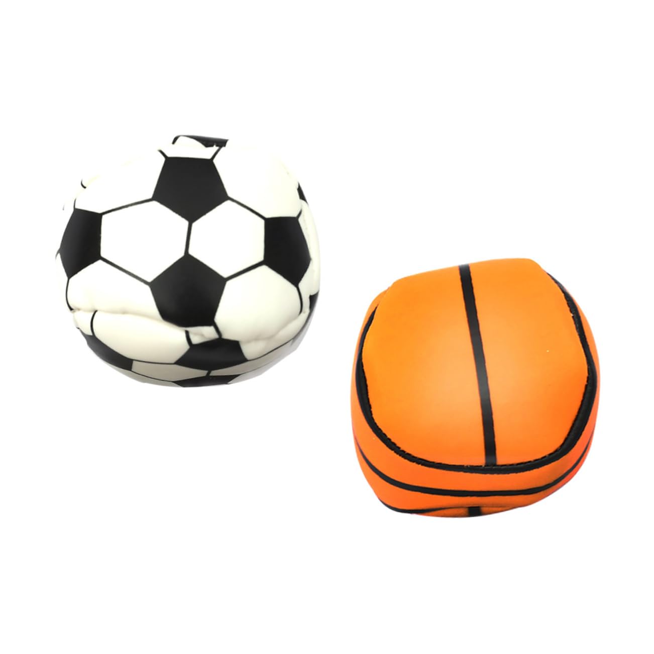 Outanaya 12Pcs Hand Stitched Sandbag Juggle Ball Fun Basketball Soccer Designed Outdoor Games for Coordination Color Recognition Activities
