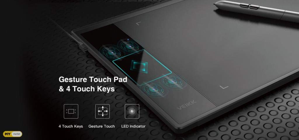Veikk A30 10x6" Grafik Tablet