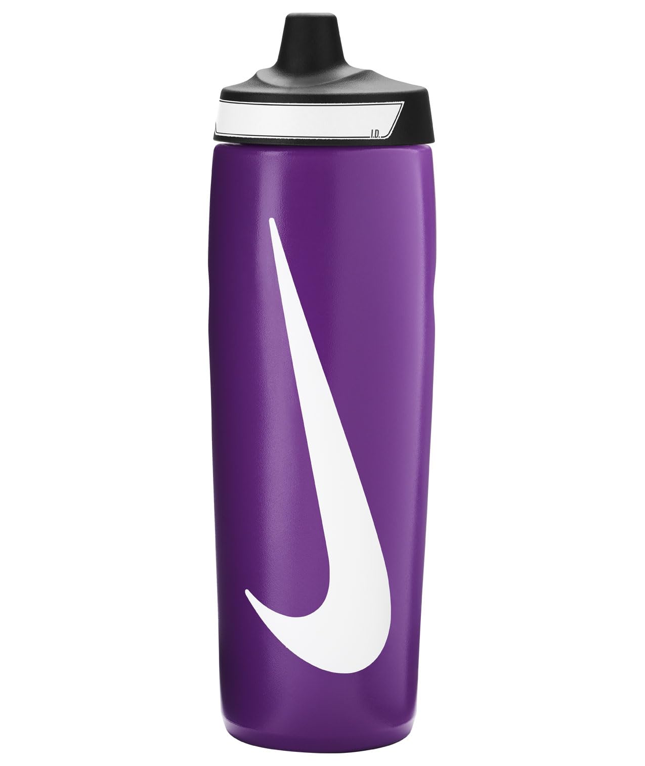 Nike Refuel Bottle 24 oz Sports Bottle BPA Free Airtight (VIVID PURPLE/BLACK/WHITE)