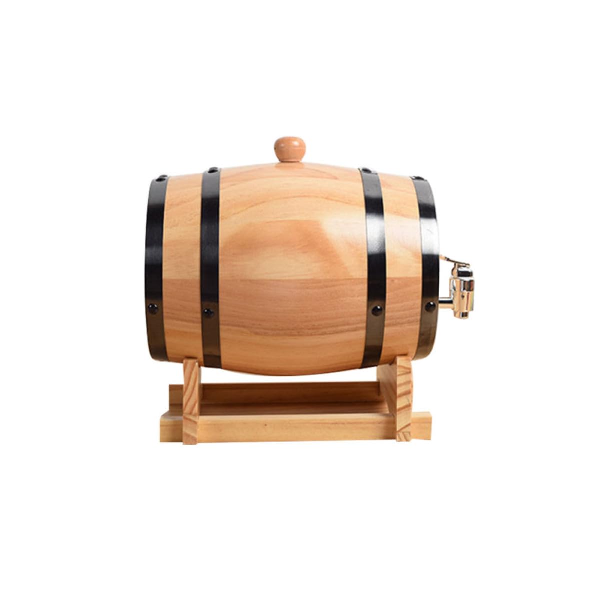Barril de Vino de Madera con Grifo para Mini Bar y Mostrador