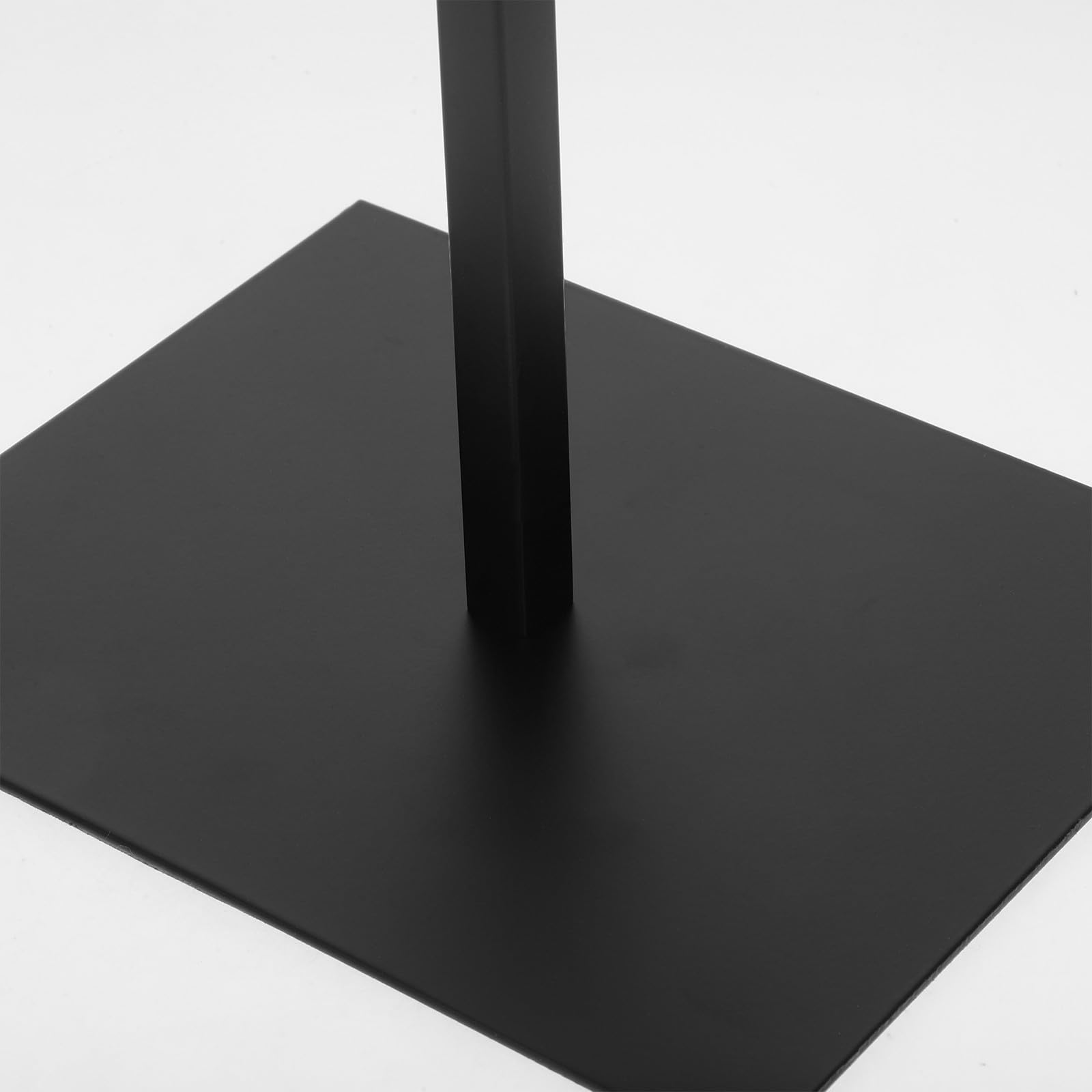 Expositor Ajustable de Acero Inoxidable para Bolsos y Corbatas Gancho Resistente Negro para Colección y Armario, No Se Deforma ni Rompe