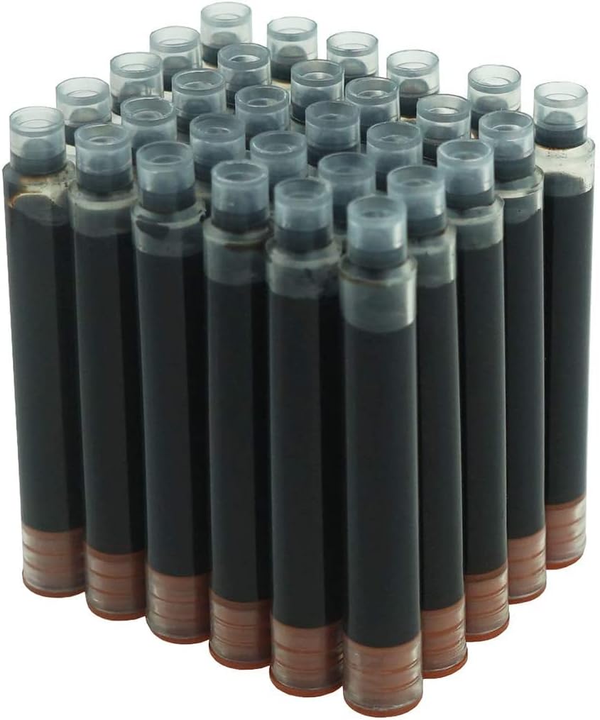 Asvine Hongdian Fountain Pen Ink Cartridges Brown Color