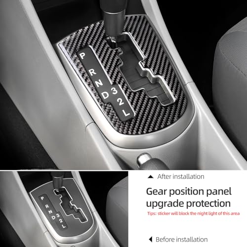 BETTERHUMZ Gear Shift Panel Frame Sticker for Hyundai Accent Sedan Hatchback 2010 2011 2012 2013 2014 2015 2016 Carbon Fiber Center Console Car Interior Accessories by BETTERHUMZ - Image 3