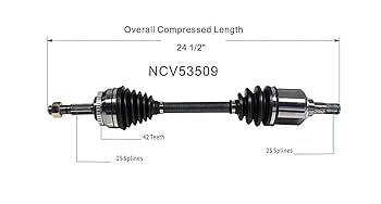 ランドクルーザー 60 ノーズブラ　usmd WOLF AUTOMOTIVE Amazon.com: GSP NCV53509 CV Axle Shaft Assembly - Left Front