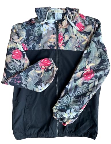 Banana Bucket Floral Bomber Jacket Men Hip Hop Slim Fit Flowers Bomber Jacket Coat Men's Hooded Jackets