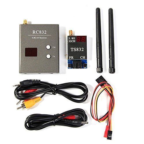 Dragonpad 32Ch 5.8G 600mw 5km Wireless AV Transmitter TS832 Receiver RC832 for FPV