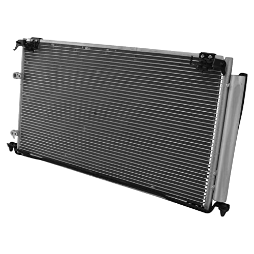 Image of TRQ A /C Condenser and Receiver Drier Assembly Compatible with 2000-04 Toyota Avalon