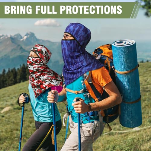 Image of Balaclava Full Face Masks Summer Balaclava Long Face and Neck Cover Breathable Sun Protection for Men Women