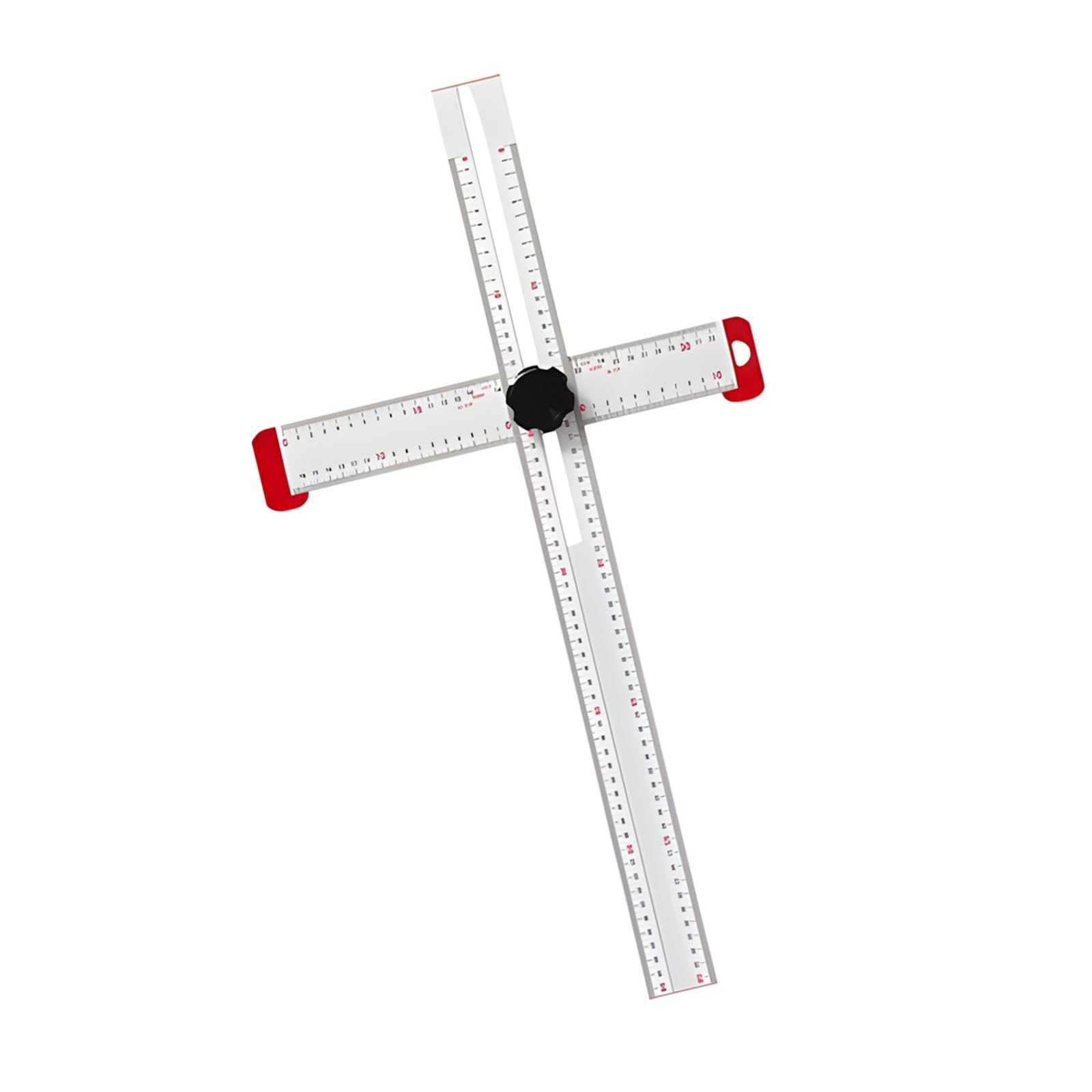 Ordinaryone Silver Easy To Carry Aluminum T Square With Visible Scale Indicators For Multiple Applications Carpenter Square