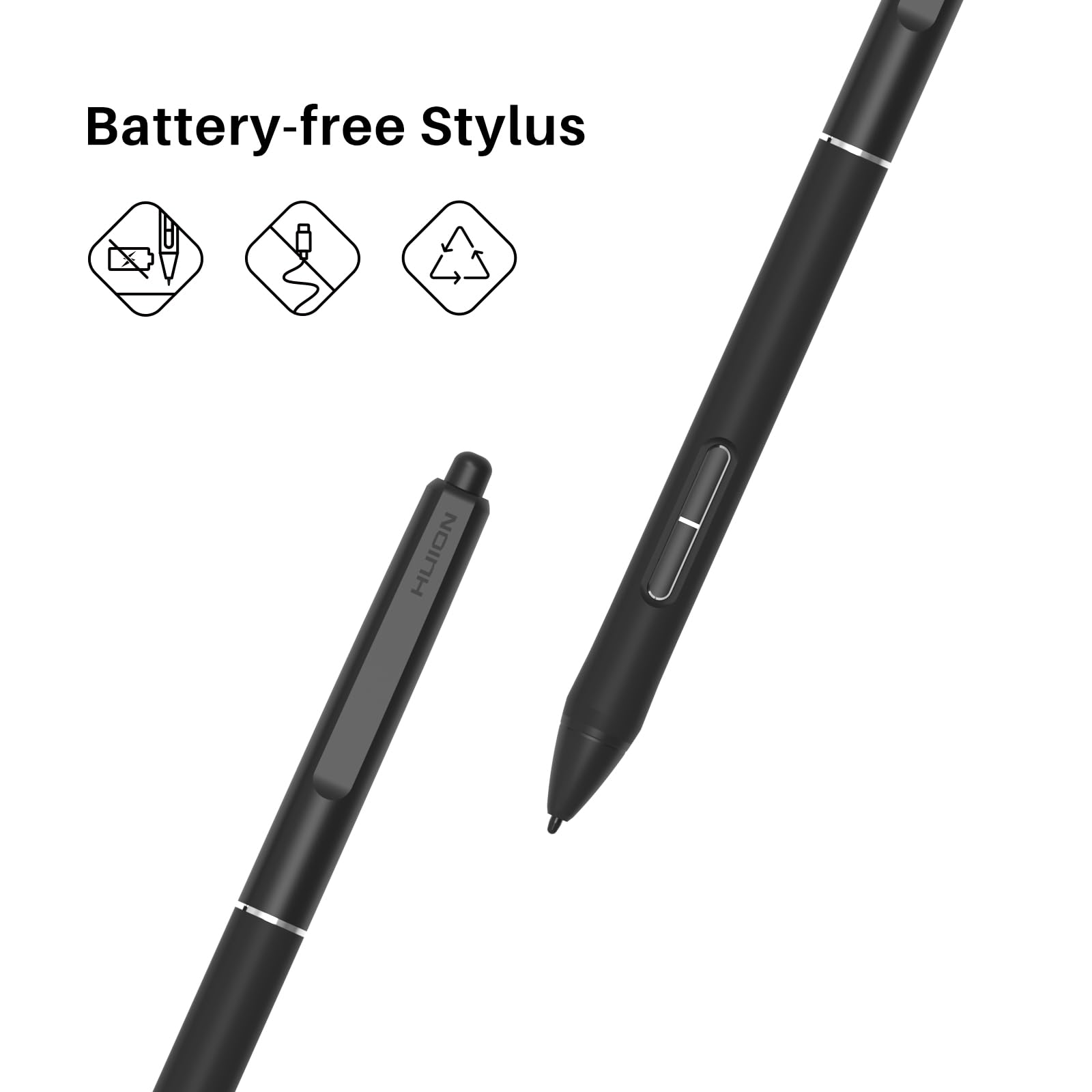 HUION PW600S Battery-free Slim Pen Powered by Huion PenTech 4.0