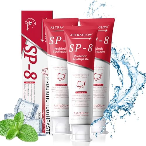 Amazon.com : AstraGlow Super Probiotic SP-8 Toothpaste - Deep Cleansing ...