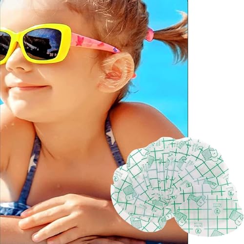 20 Pcs Pegatinas Impermeables para Oídos,Orejeras para Ducha,Pegatinas Orejas Adultos,Pegatinas para Orejas Impermeable Bebe,Para bañarse nadar surfear snorkel y otros deportes acuáticos