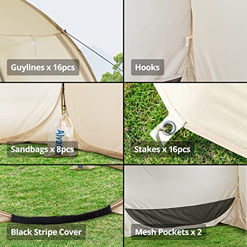 Alvantor Pop-Up-Baldachin Zelt – Vendor Booth Event Zelt – 30,5 x 30,5 cm Pop-Up-Baldachin für kommerzielle Aktivitäten… – Ansicht 4