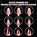 Makartt Nail Tips-Long Coffin Nails,Clear,500pcs 10 Sizes,Full Cover,Press on for Easy Extension Manicure, Fake Nails for Gel Polish Salon DIY Supplies