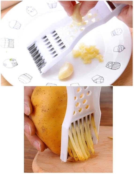 6 Function Grater and Peeler Set Julian Peeler Grater Shaped Fruit Vegetable Cutting Chopping Top Robot